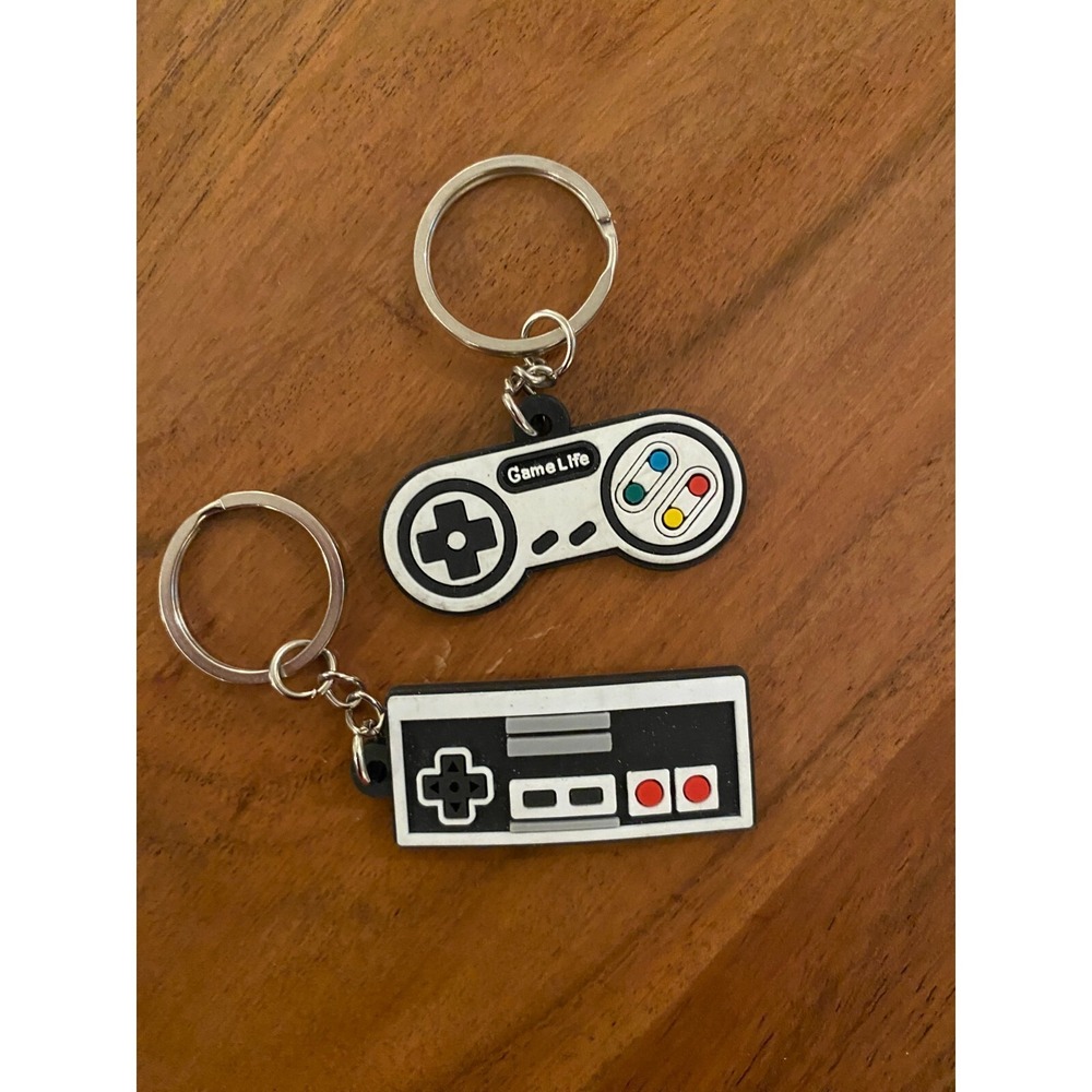 Game Controller Keychains Set of Two Lot‎ Keyring keychain